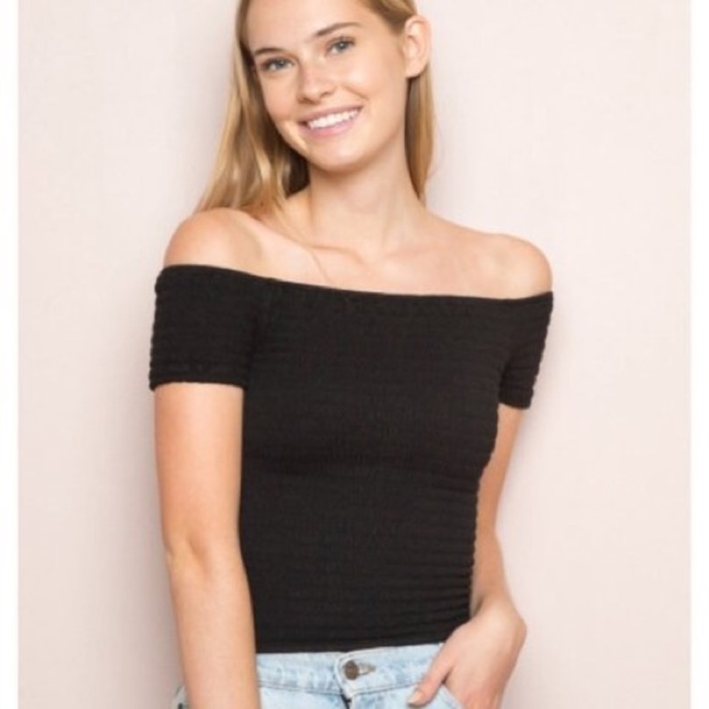 Brandy Melville Smocked Top